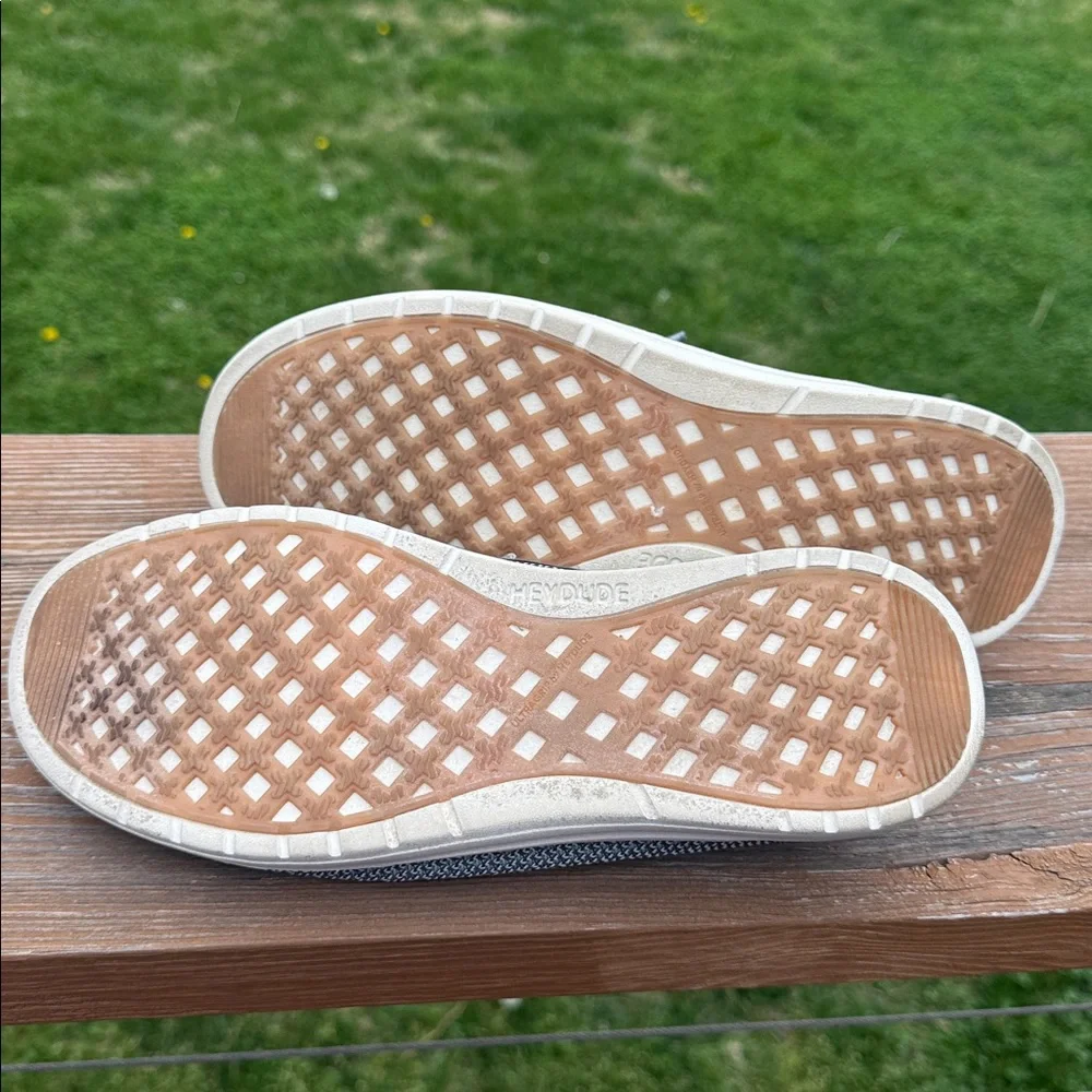 Hey Dude Welsh Grip Slip On Loafers Steel Grey Size 9